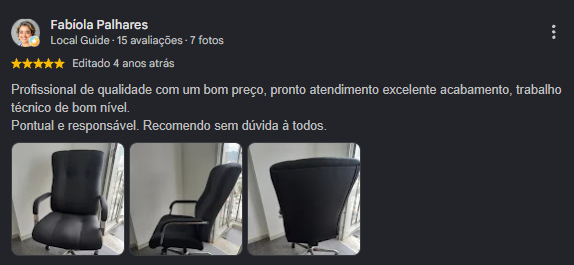 Depoimento de cliente
