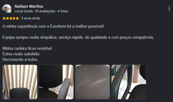 Depoimento de cliente
