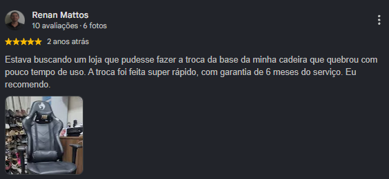 Depoimento de cliente